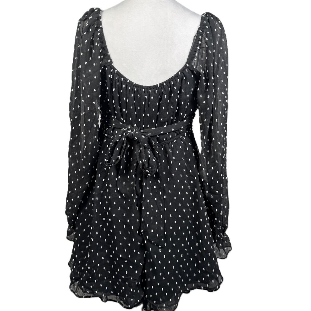 NWT Thirty Thirty LA Babydoll Sheer Dress Size XL Empire waist Coquette - Picture 2 of 8